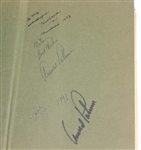 Arnold Palmer Signed Book 'Go For Broke - Signed Twice JSA COA