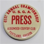 1937 National Amateur Press & Official Badges with Artisan Magazine - Alderwood CC