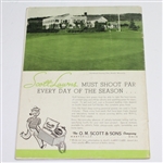 1941 Collegiate Golf Championship at Ohio State University Course Program