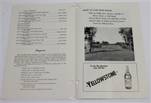1952 Trans-Mississippi Tournament at Lakewood County Club Program
