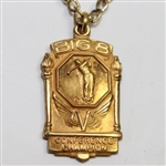 1960 Big 8 Championship Conference Champion Gold Filled Medalist Pin
