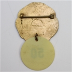 1932 Amateur Public Links Contestant Badge with Celluloid Tag #50