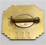 1938 Amateur Public Links Contestant Badge #111 - Cleveland