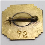 1939 Amateur Public Links Contestant Badge #72 - Baltimore