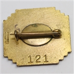 1941 Amateur Public Links Contestant Badge #121 - Spokane