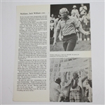 Jack Nicklaus Signed Magazine Page PSA/DNA #V13044