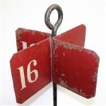 Vintage English Hole Marker #16