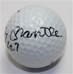 Mickey Mantle Signed Golf Ball with 'No. 7' Notation - JSA Letter #Y83161