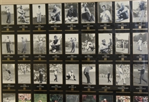 Open Back Framed GSV Set plus Unopened Set of 100 Pro-Set Golf Cards