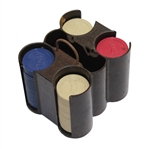 Set of Classic Clay Golf Poker Chips with Holder