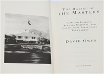 'The Making of The Masters' Book by David Owen
