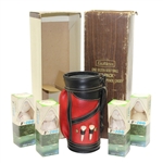 Faultless Gift Pack with 4 Sleeves and Miniature Golf Bag Pencil Caddy - Original Box