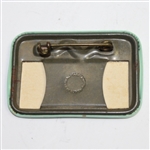 1958 Masters Tournament TV & Radio Badge Issued to Legend John Derr