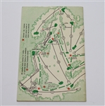 1954 Masters Tournament Spectator Guide - Sam Snead 3rd Masters Victory