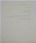 Robert Trent Jones, Jr. Personal Letter Written to Legend John Derr JSA COA
