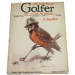Vintage September 9, 1922 The American Golfer Magazine with A Birdie on Cover