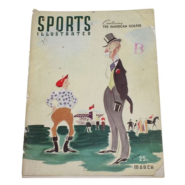 March 1937 Sports Illustrated - Combining The American Golfer Magazine