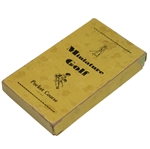 Vintage Miniature Golf Pocket Course - Pat Pend