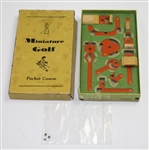 Vintage Miniature Golf Pocket Course - Pat Pend