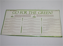 1973 Sports Illustrated 'Go For The Green' Authentic Golf Action Game