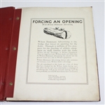 1927 Wilson 'Dominant Advertising'  Golf/Sports Equipment Portfolio - ONE OF A KIND TREASURE 