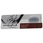 Rickie Fowler Signed 2013 BMW Champioinship Practice Round Ticket JSA COA