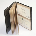 Dutch Harrison's Business Card File and Personal Bill Fold with E.J.H. Initials