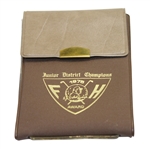 1975 Junior District FH Dutch Harrison Award Bill Fold