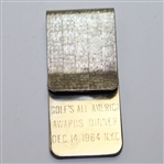 1964 Golf's All-America Awards Dinner Money Clip - Dec. 14 NYC