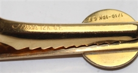 12k Gold Filled Par Club Evans Scholars Tie Clip