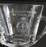 1976 E.J. Dutch Harrison 'Grandest Senior Of Them All' Full Lead Crystal Trophy Bowl