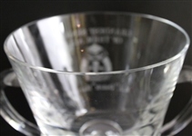 1976 E.J. Dutch Harrison 'Grandest Senior Of Them All' Full Lead Crystal Trophy Bowl