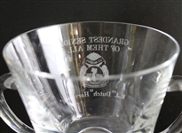 1976 E.J. Dutch Harrison 'Grandest Senior Of Them All' Full Lead Crystal Trophy Bowl