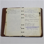 E.J. Dutch Harrison Personal Address Book - Crosby, Hogan, Hope, and many more!