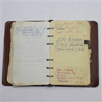 E.J. Dutch Harrison Personal Address Book - Crosby, Hogan, Hope, and many more!