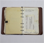 E.J. Dutch Harrison Personal Address Book - Crosby, Hogan, Hope, and many more!