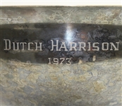 Dutch Harrison 1973 Engraved Large Silver Plated Bowl