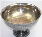 Dutch Harrison 1973 Engraved Large Silver Plated Bowl