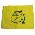 Arnold Palmer Signed 2004 Masters Embroidered Flag JSA COA