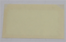 Ed Furgol Signed 3x5 Index with 'USOC 1954' Inscription & Wire Photo JSA COA
