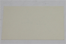 Julius Boros Signed 3x5 Index Card with Wire Photo JSA COA