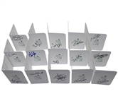 Lot of 15 Signed Augusta National Scorecards JSA COA