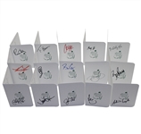 Lot of 15 Signed Augusta National Scorecards JSA COA