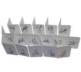 Lot of 16 Signed Augusta National Scorecards JSA COA