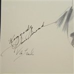 Sam Snead Signed Ltd Ed 99/100 Van Zant Drawing JSA COA