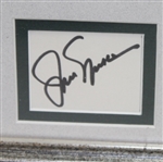 Jack Nicklaus & Arnold Palmer Signed Cuts Framed with B&W Large Photo JSA COA