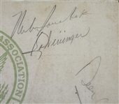 1957 US Open at Inverness Club Program Multi-Signed by Middlecoff, Palmer, Shute, and others JSA COA