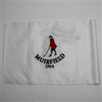 Tom Watson Signed Muirfield Embroidered Flag - 1980 Champ Inscription JSA COA