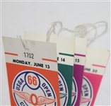 1966 US Open at Olympic Club Ticket Book - 4 Tickets w/Playoff - Billy Casper Winner