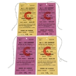 Lot of Four 1980 US Open at Baltusrol Tickets - Saturday(x2) & Sunday(x2)